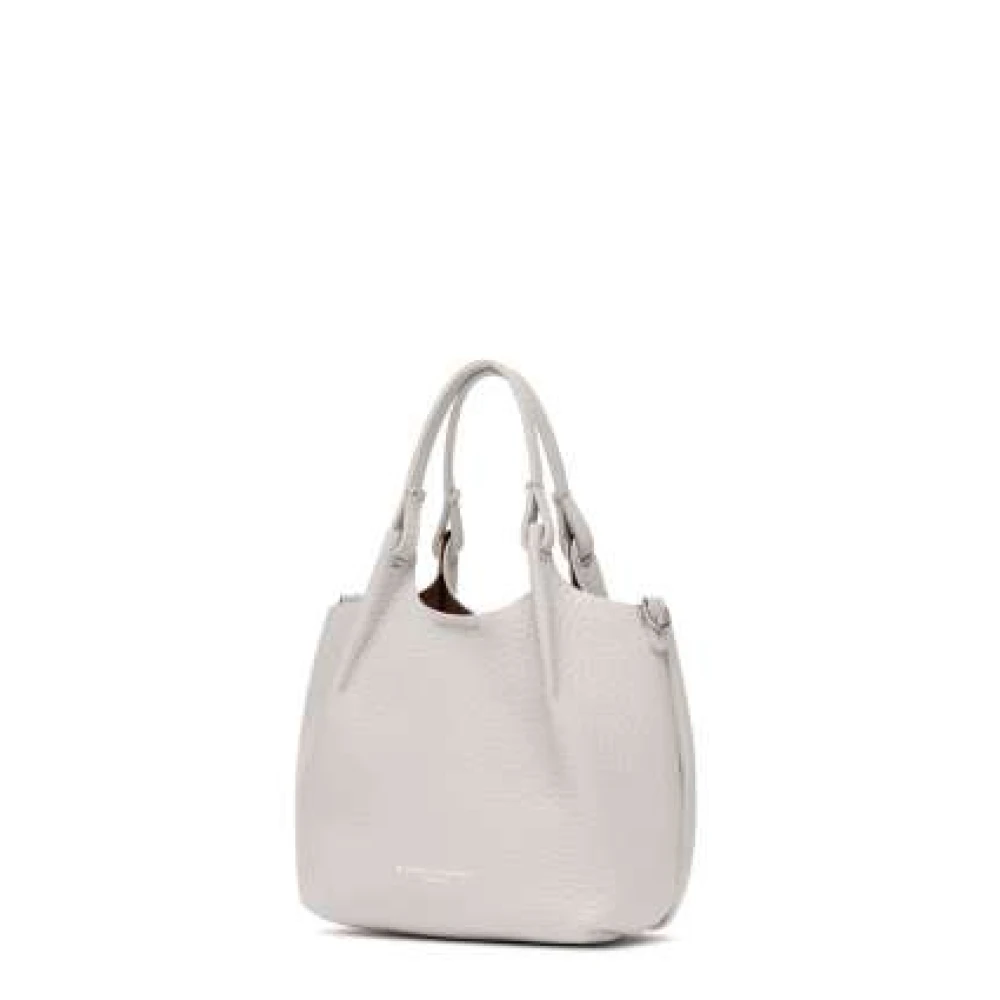 Gianni Chiarini Eenvoudige Hedendaagse Leren Handtas Gray Dames
