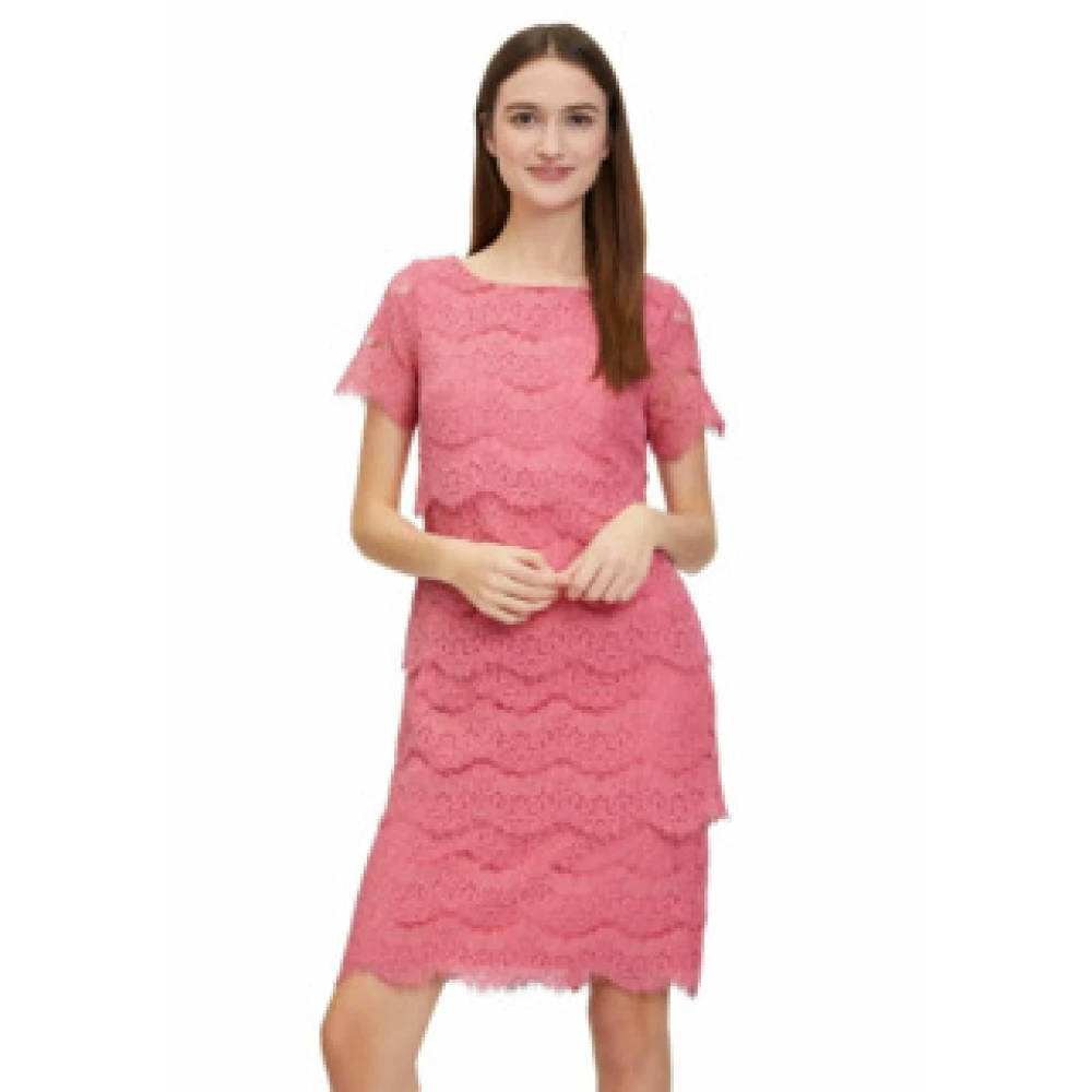 Vera Mont Roze Jurk Kort Pink Dames