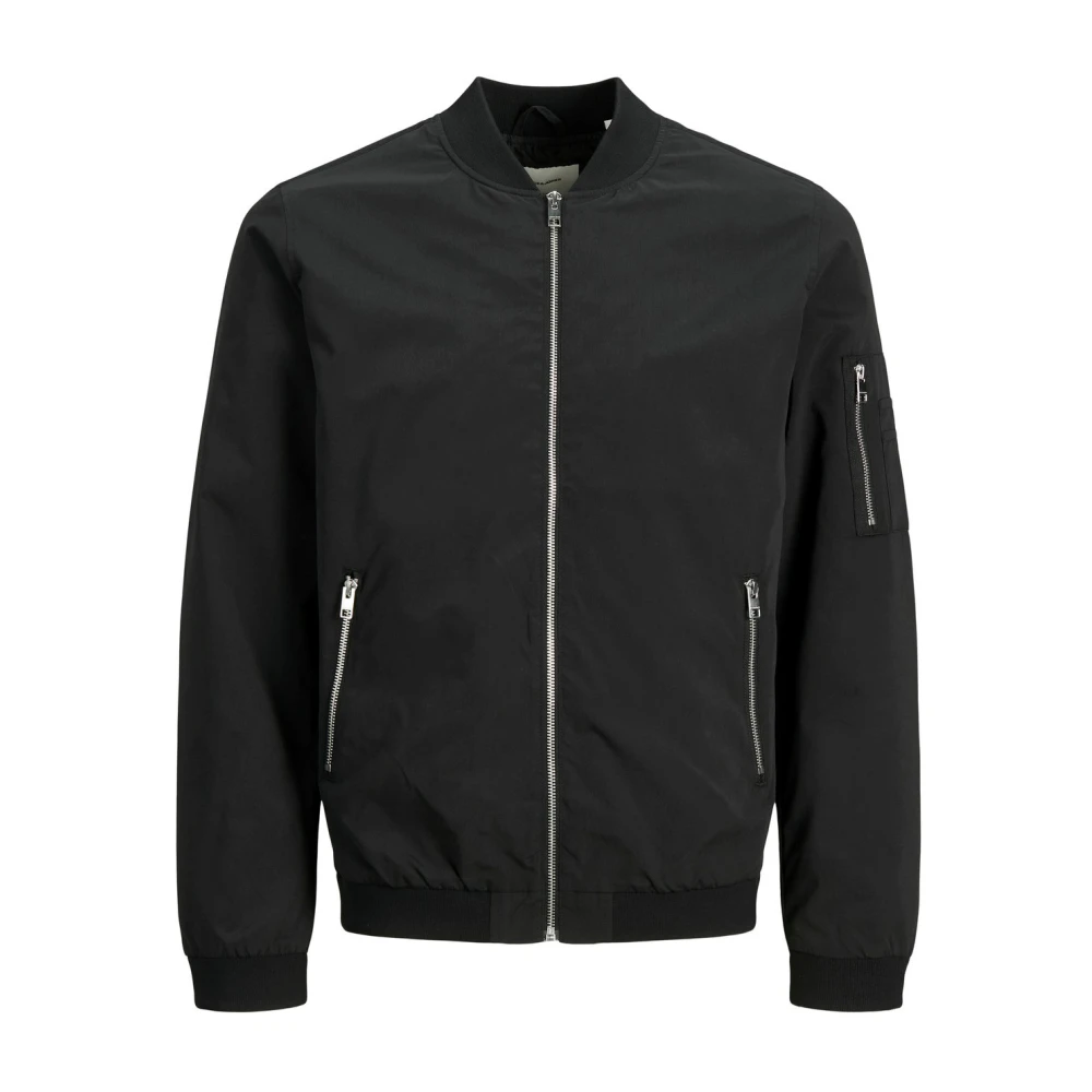 Jack & Jones Men's Black Bomber Jackets,, 12165203 2XL