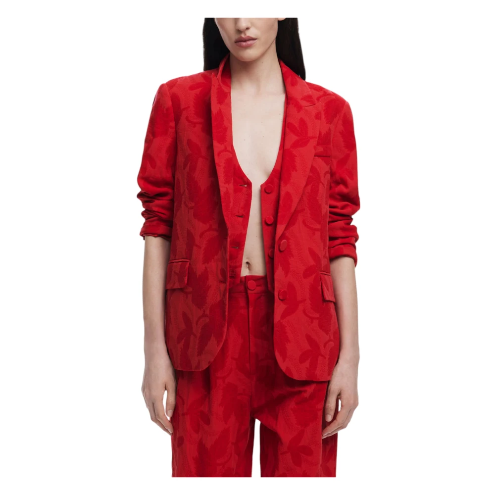 Desigual Stijlvolle Damesjas Katoenmix Red Dames