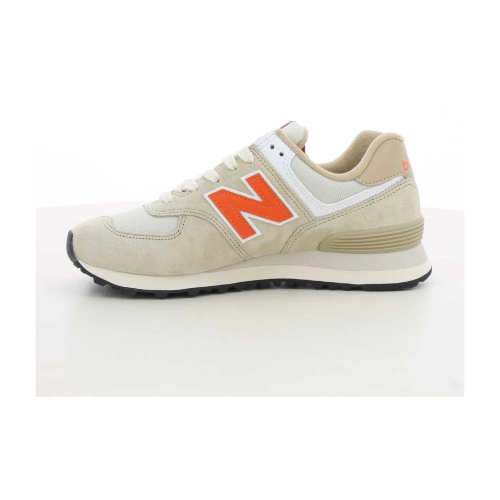 New Balance Damesschoenen Oranje U574 W Beige Dames