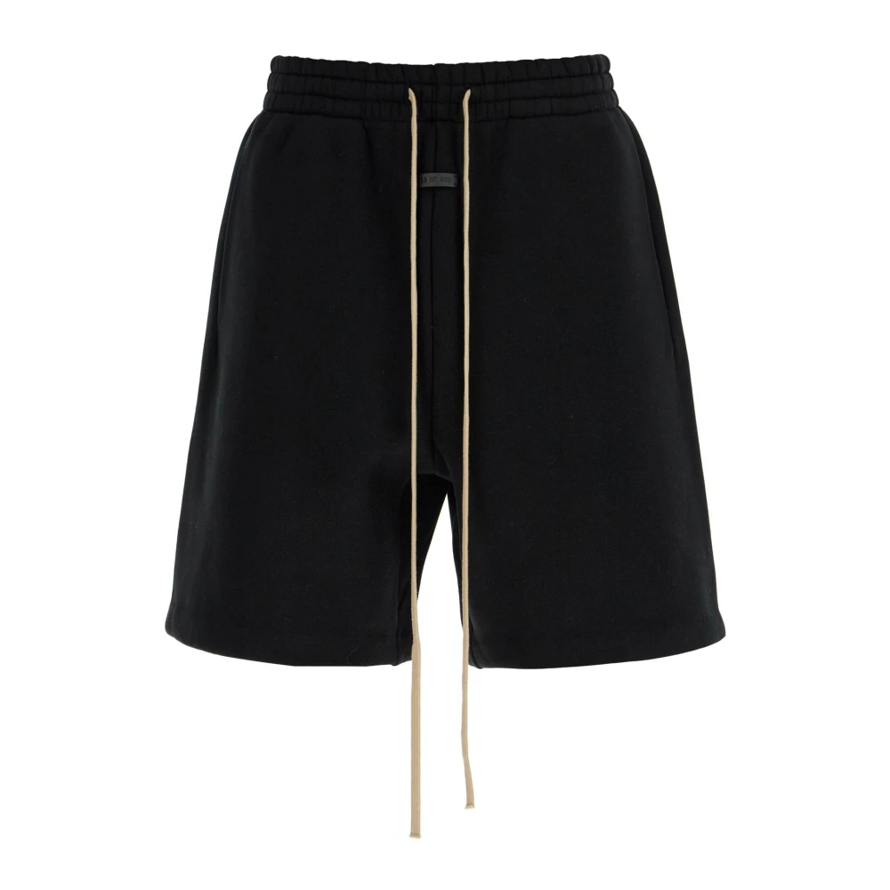 Fear Of God Sportieve Jersey Bermuda Shorts voor Mannen Black Heren