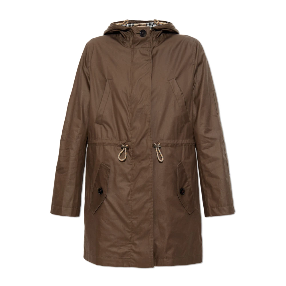 Burberry - Coats > Parkas - Green - Burberry - Modalova