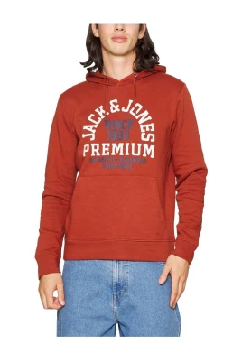 Röd Logotyp Huva Sweatshirt Booster