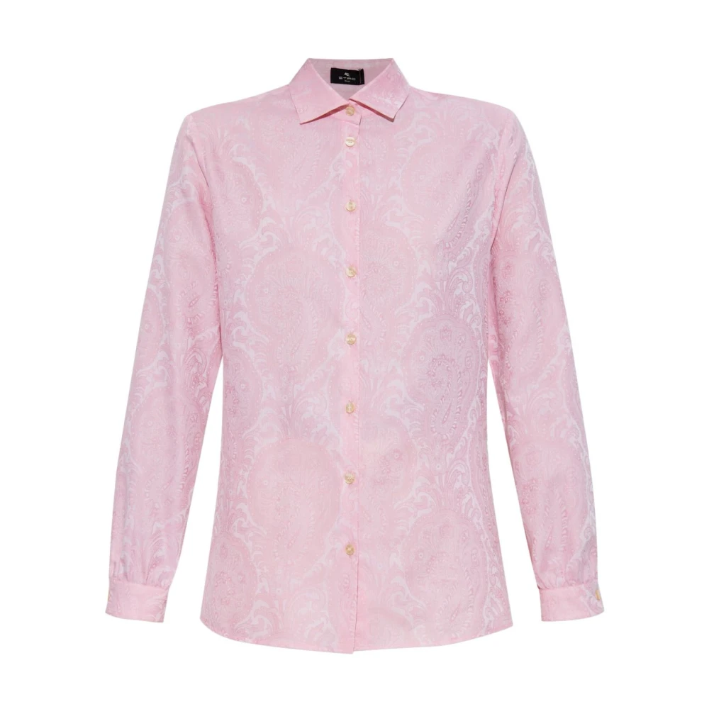 ETRO Overhemd met 'paisley' patroon Pink Dames
