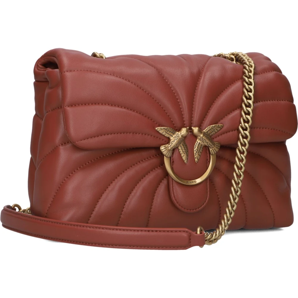 pinko Rode Schoudertas Love Puff Classic Red Dames