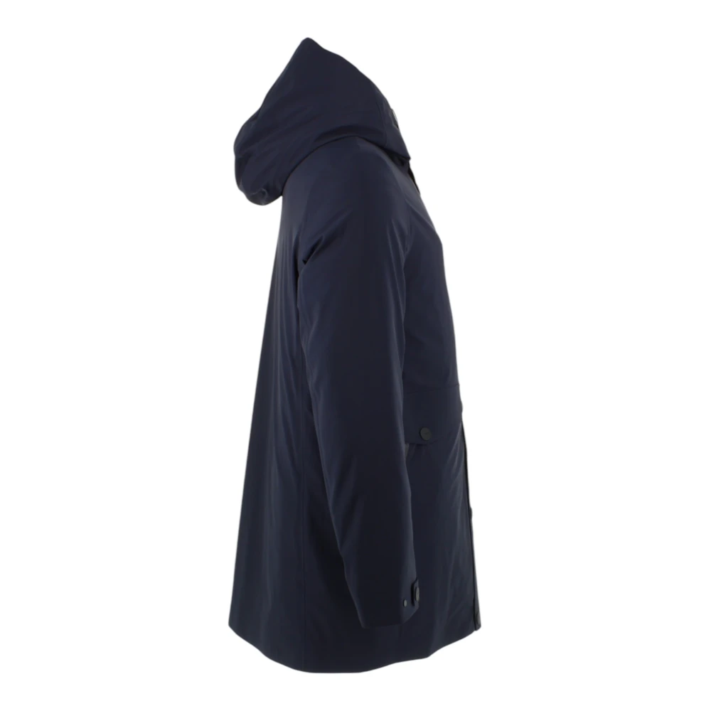 RRD Blauwe Drijvende Parka Jas Blue Heren