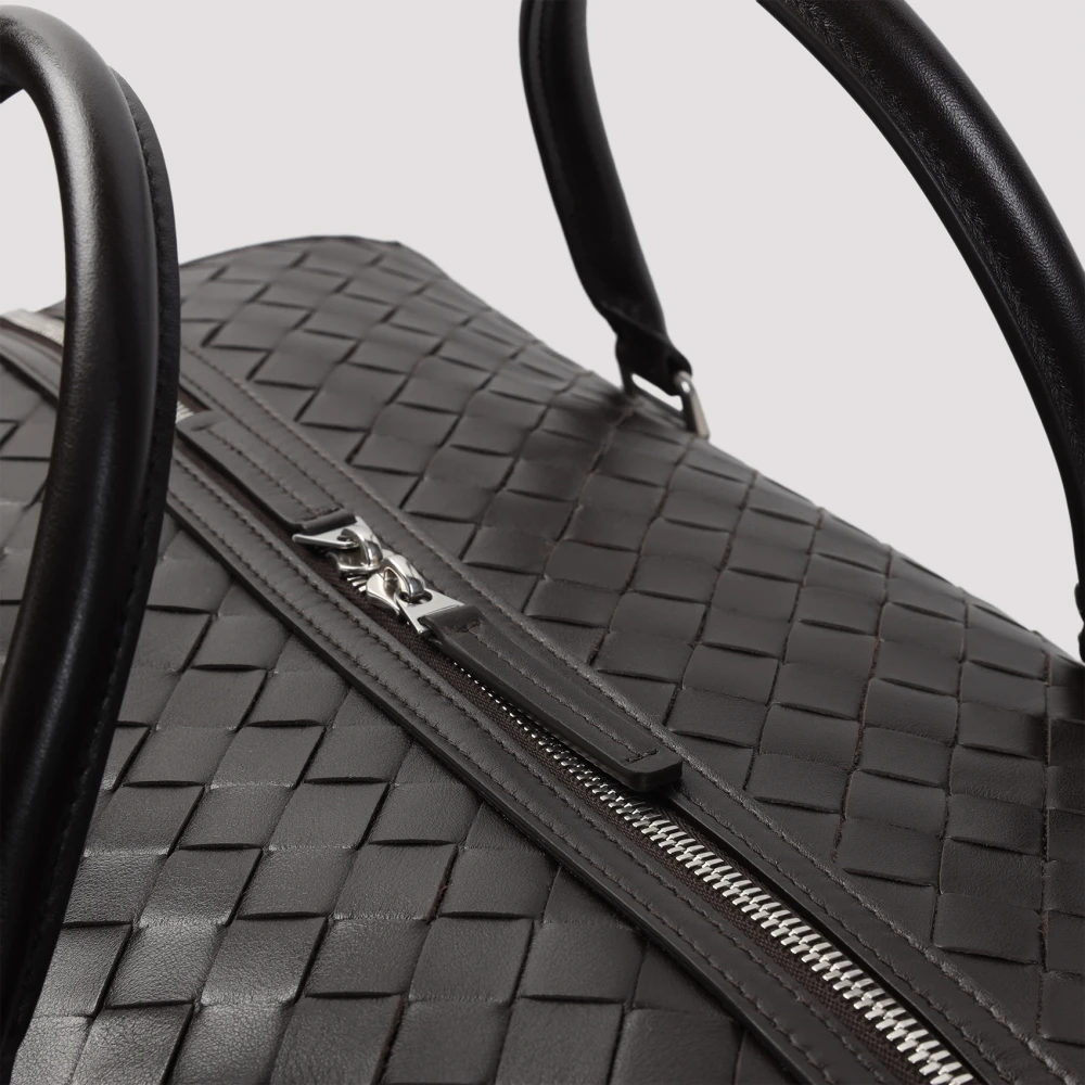 Bottega Veneta Zilveren Weekender Avenue Tas Gray Heren