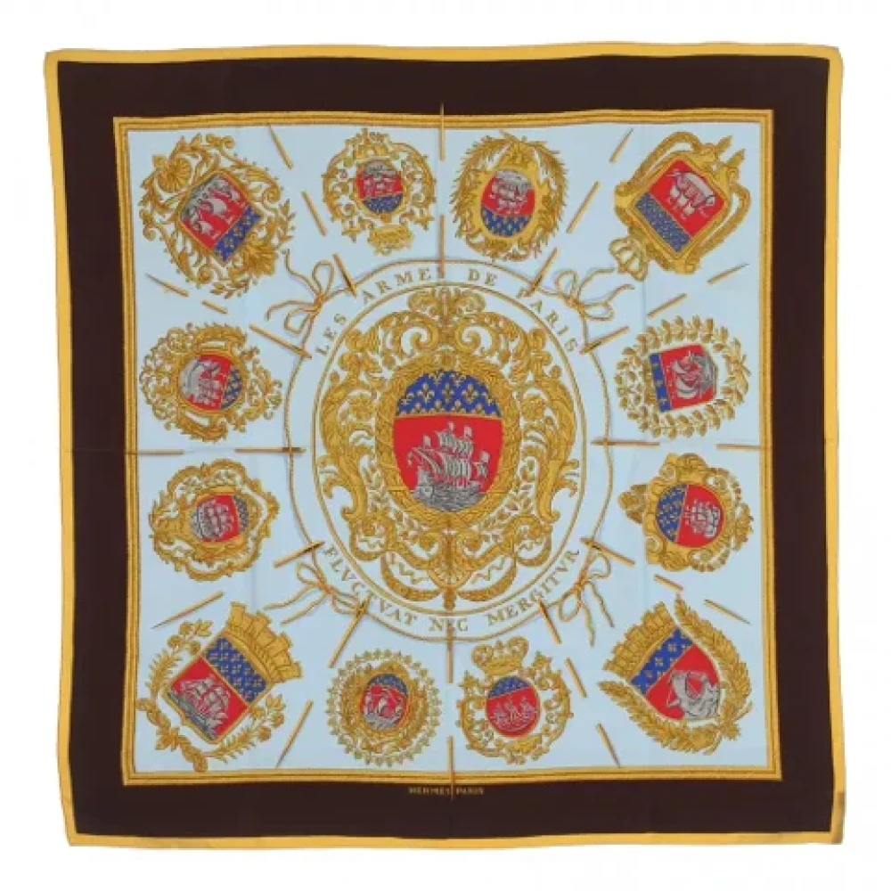 Pre-owned > Pre-owned Accessories > Pre-owned Scarves - - Hermès Vintage - Modalova