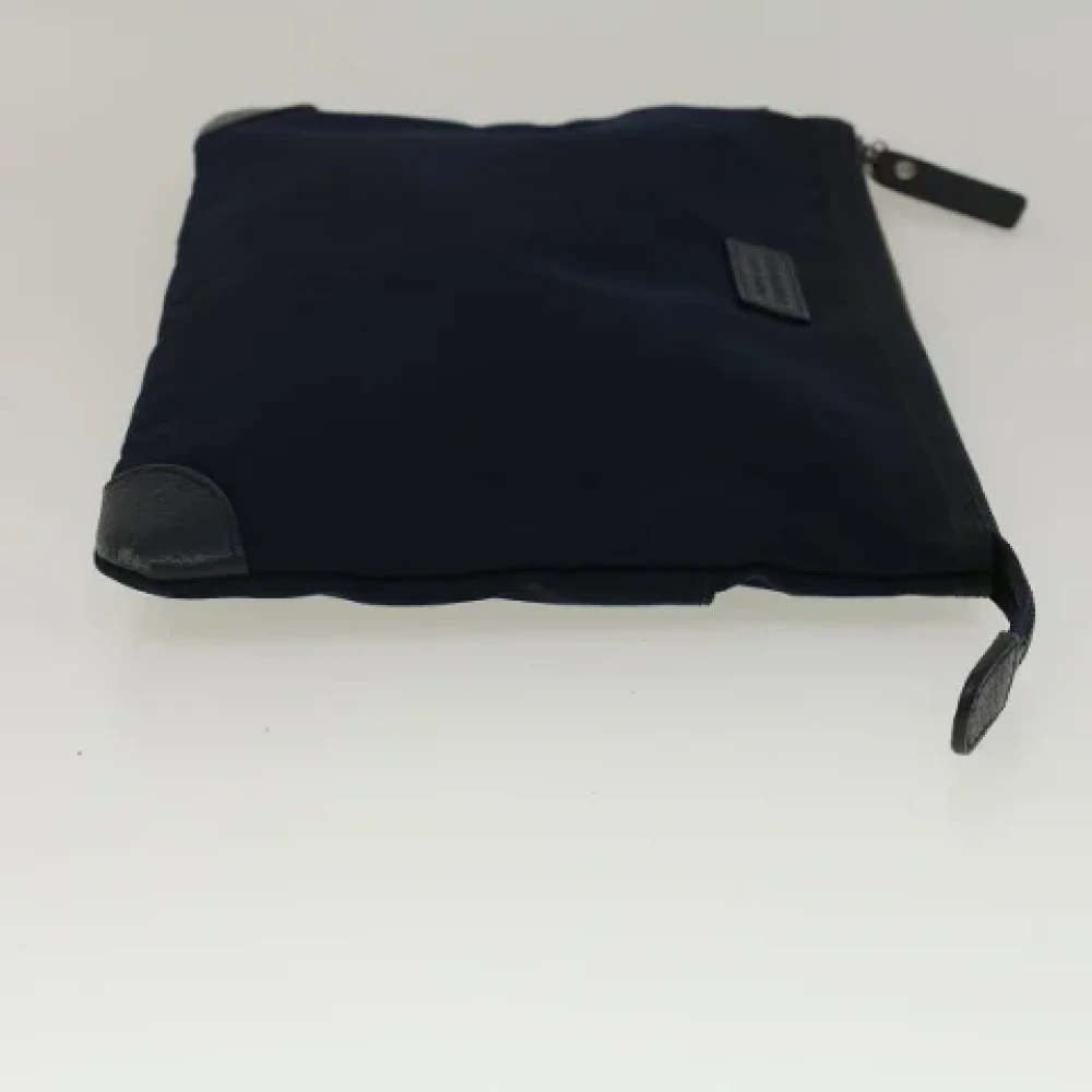 Burberry Vintage Pre-owned Fabric clutches Black Dames