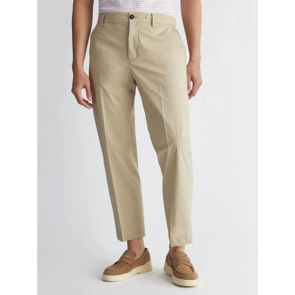 Liu Jo Beige Chino Broek Parachutestof Beige Heren