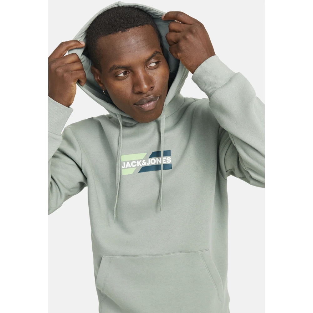 jack & jones Grafische hoodie met extra zachte binnenkant Green Heren
