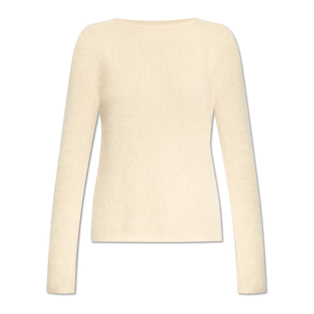 Blumarine Hart Detail Wollen Trui Beige Dames