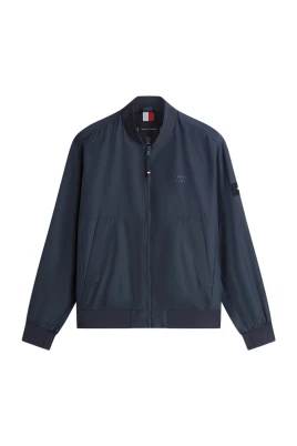Vattenavvisande Bomberjacka med Tonal Logotyp