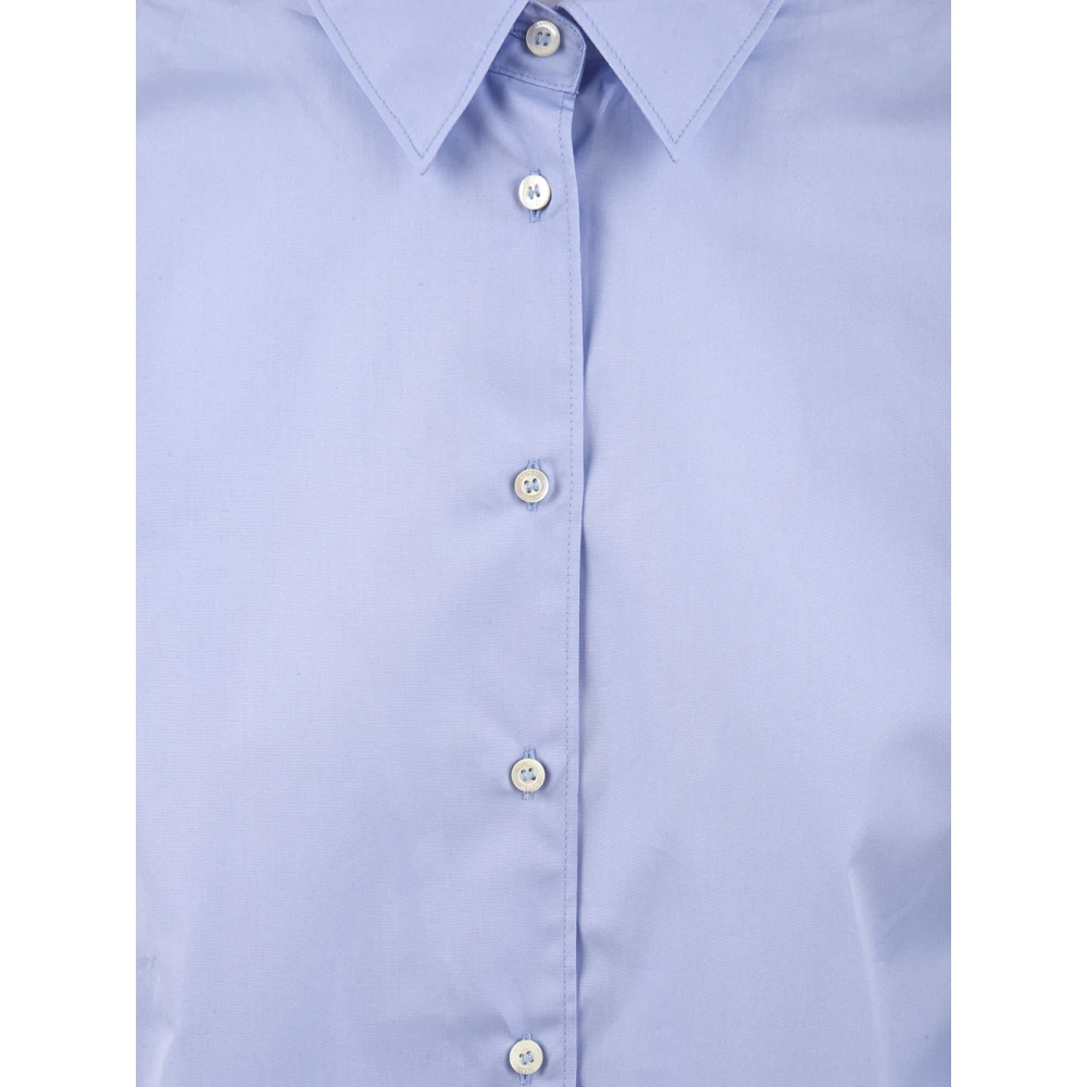 Aspesi Clear Blue Shirt Model 5422 Blue Dames