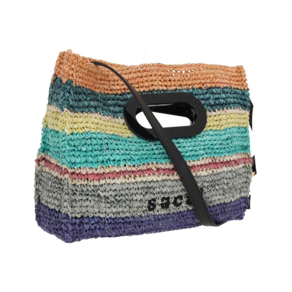 Sacai Gestreepte Multikleur Winkelmand Multicolor Dames