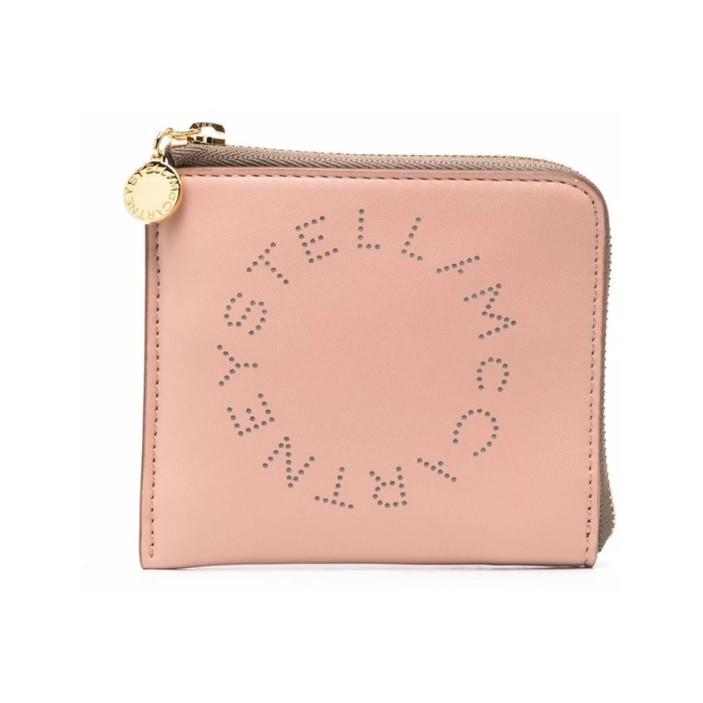Stella Mccartney Bicolor Logo Pasjeshouder Pink Dames