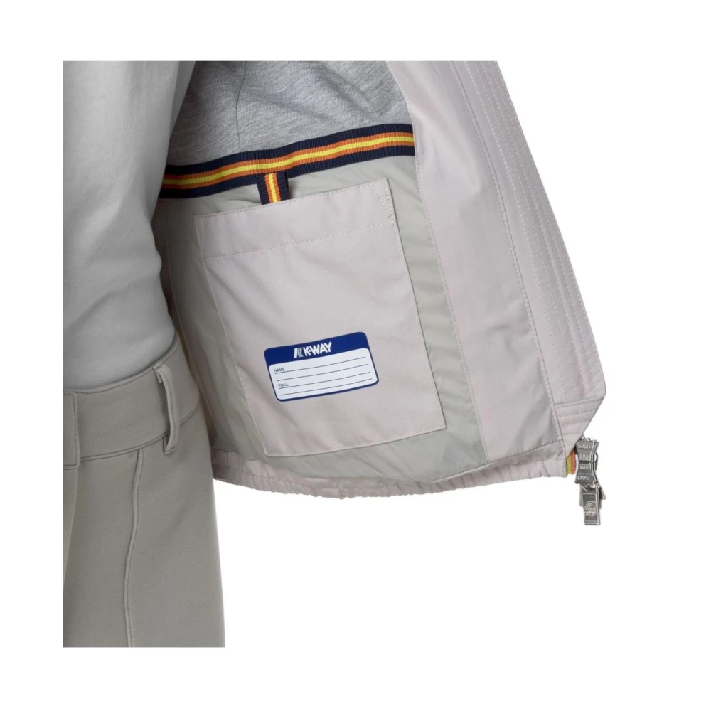 K-way Polyester Puffer en Parka Jassen White Dames