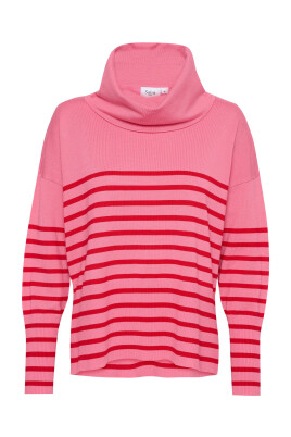 stribet-cowlneck-pullover-sweater-chateau-rose