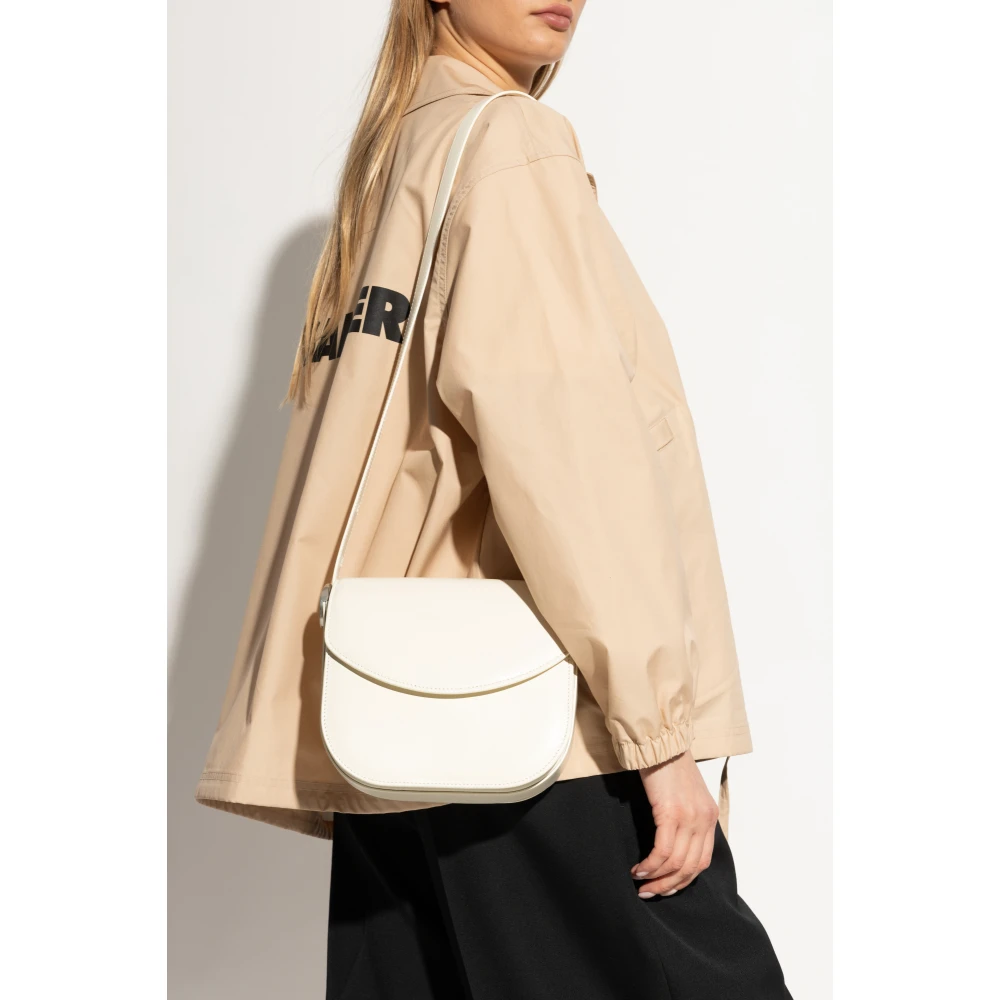 Jil Sander Schoudertas Munt Beige Dames