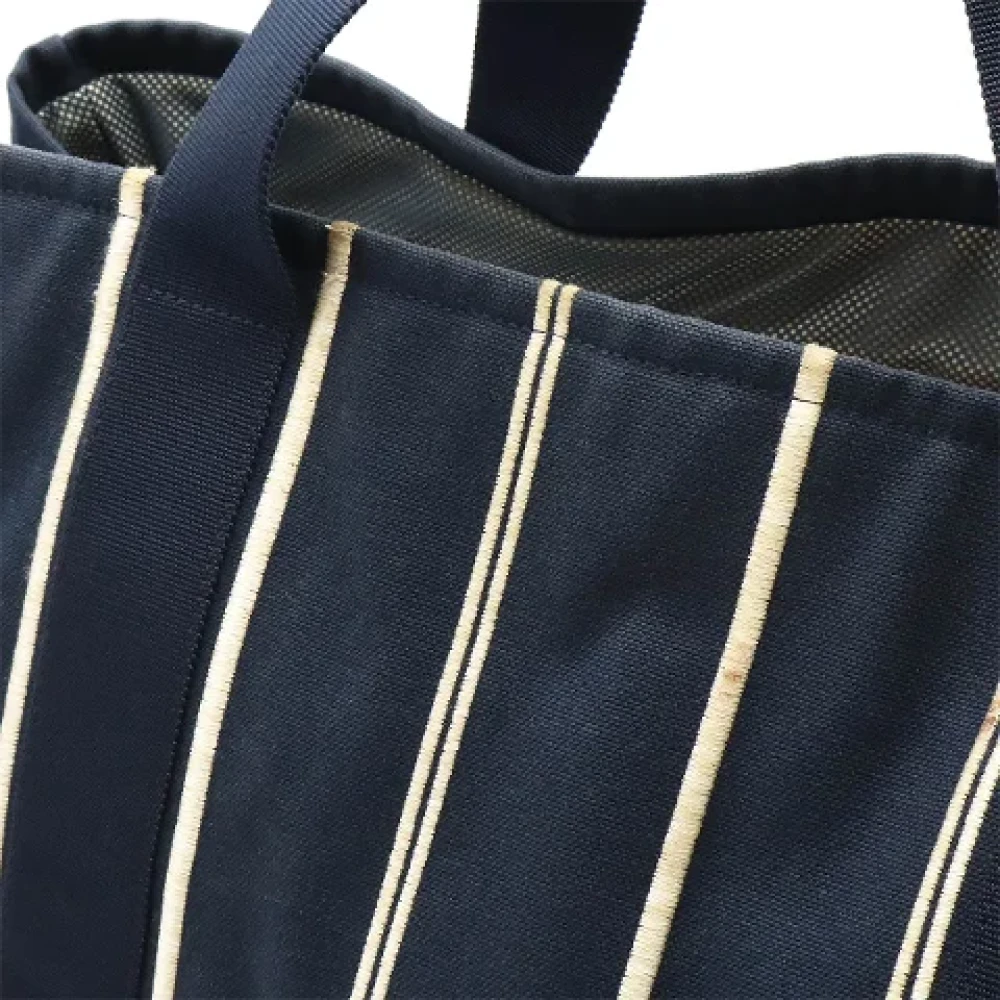 Chanel Vintage Pre-owned Canvas totes Blue Dames