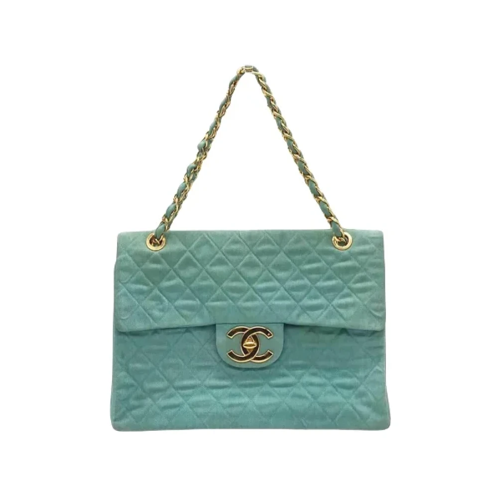Chanel Vintage Pre-owned Denim chanel-bags Blue Dames
