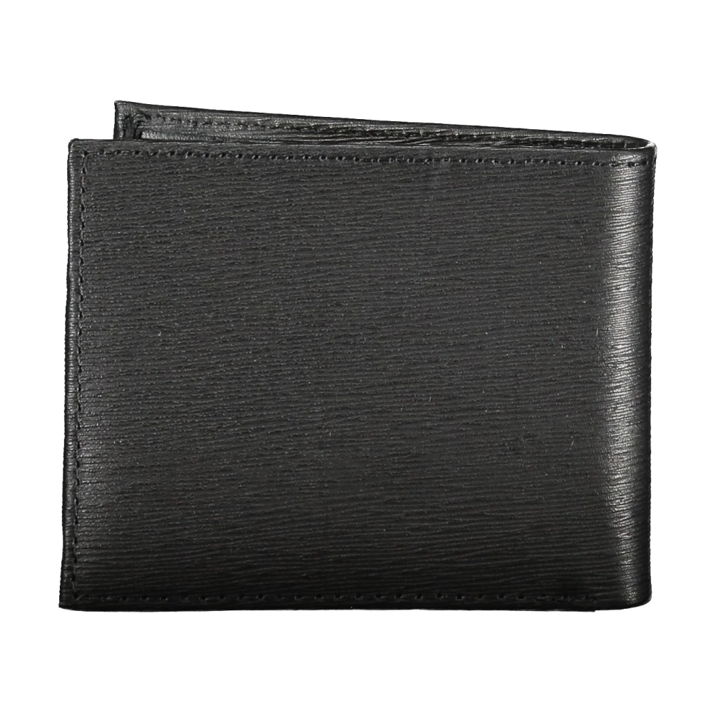 Tommy Hilfiger Heren Portemonnee Zwart Contrast Print Logo Black Heren