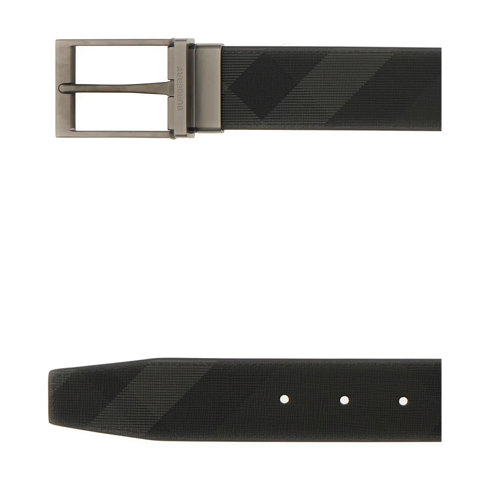Burberry Stijlvolle Riemencollectie Black Heren