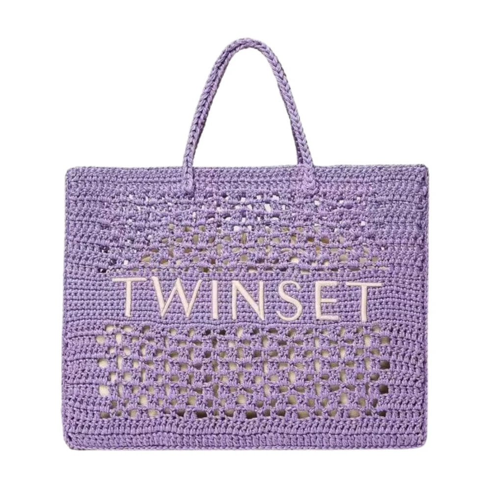 Twinset Tote Bags Purple Dames