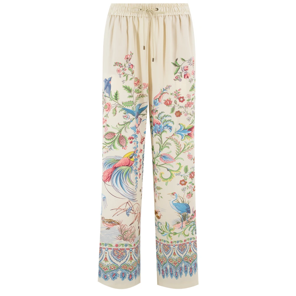 Etro Pantalon Palazzo Femme Pantalons Multicolore 38 Fr