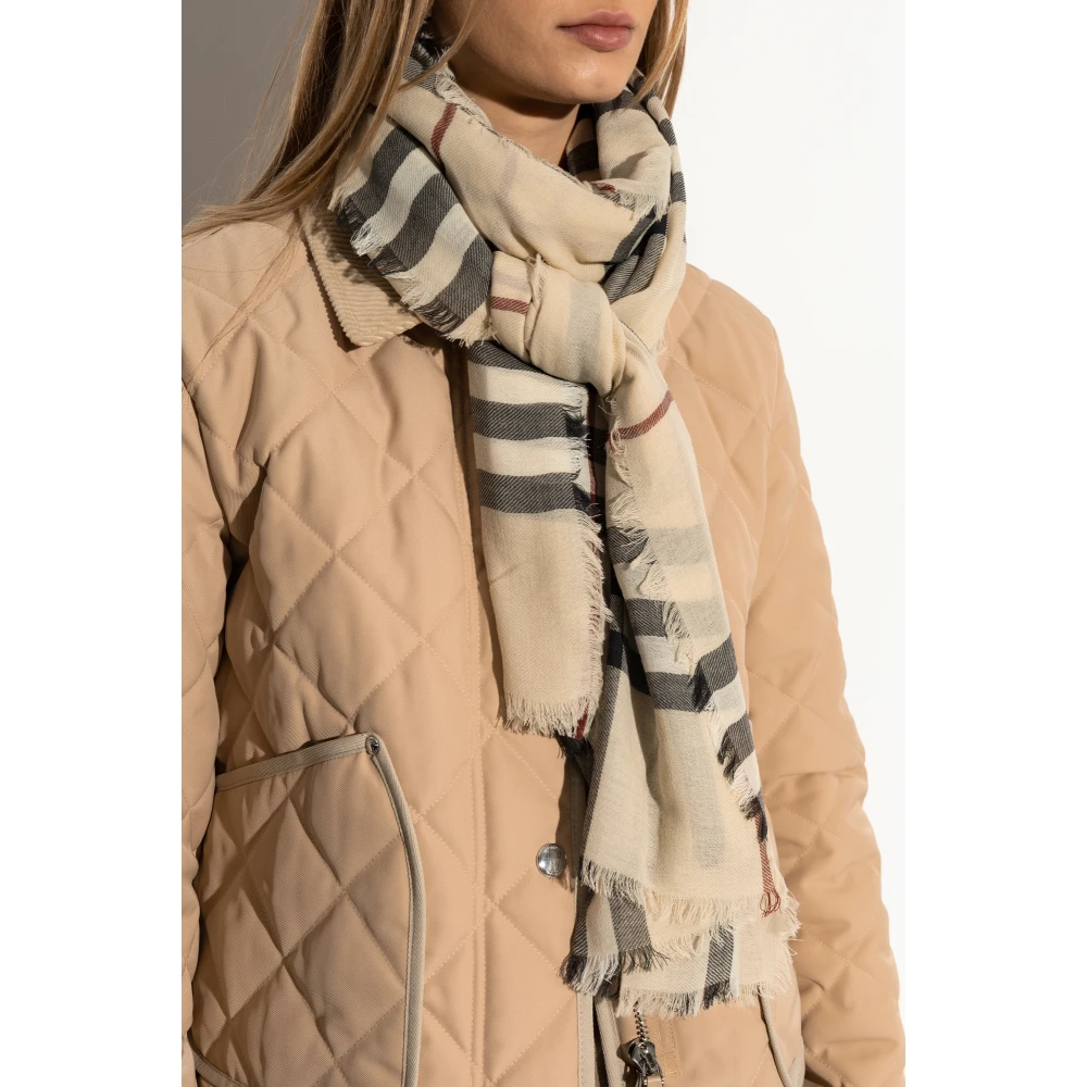 Burberry Wollen sjaal Beige Unisex