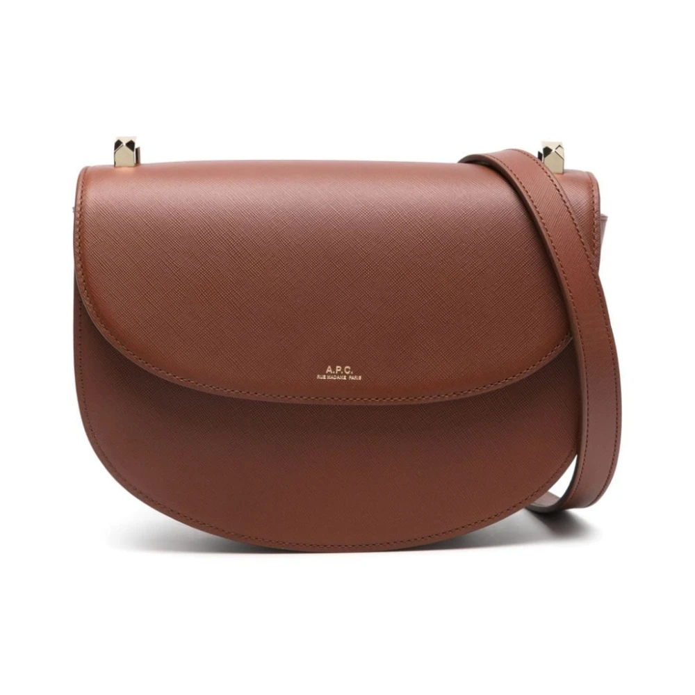 A.p.c. Geneva Tas in Hazelnoot Bruin Brown Dames