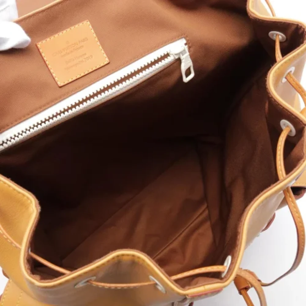 Louis Vuitton Vintage Pre-owned Leather backpacks Brown Dames