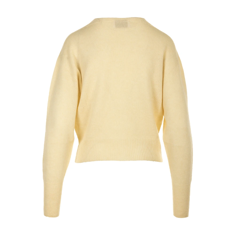 Daniele Fiesoli Crème Cardigan Sweaters Beige Dames