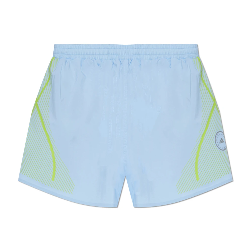 Adidas by stella mccartney Logo shorts Blue Dames