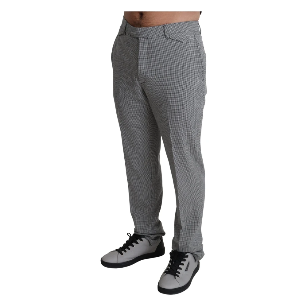 Bencivenga Grijze Geruite Jurkformele Broek Gray Heren
