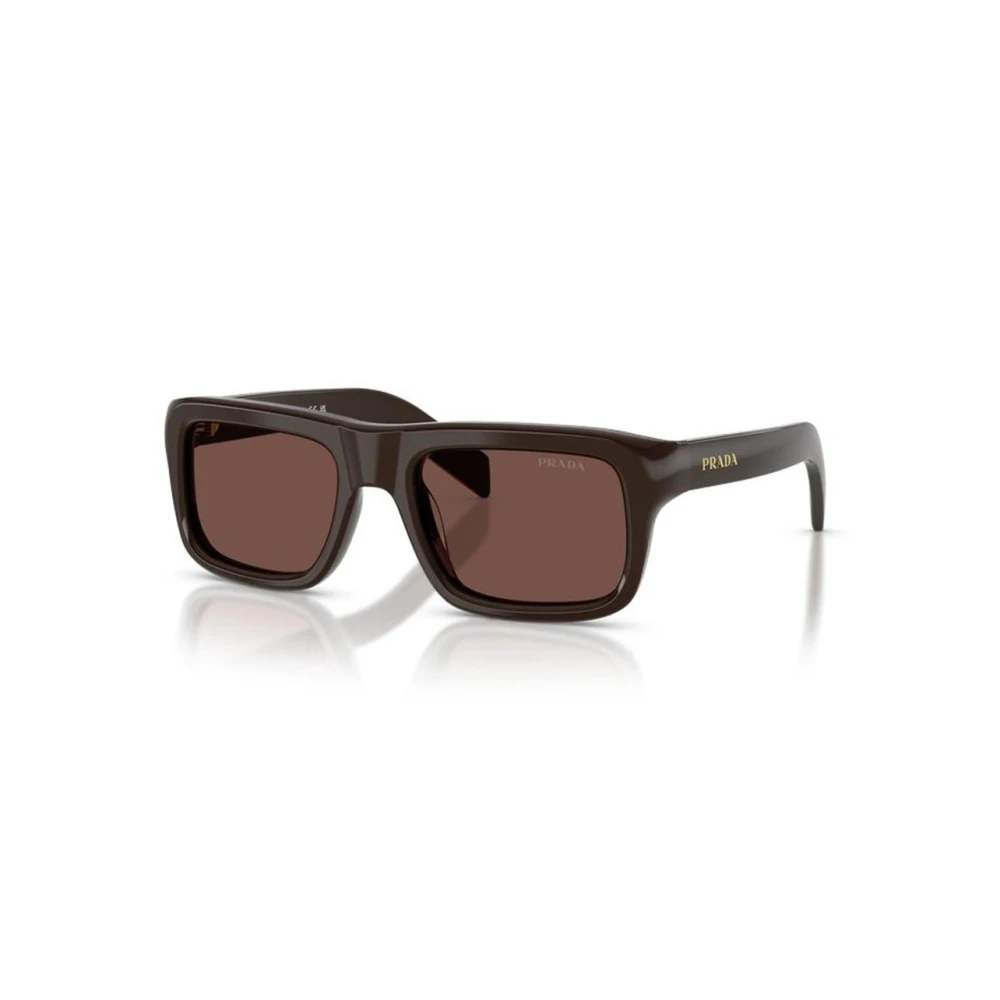 Prada Men's 0PR D11S Square Sunglasses - Cigar - Image 3