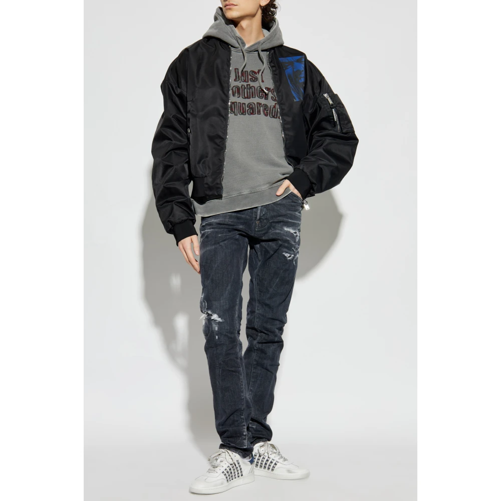 Dsquared2 Gestreepte trui Gray Heren