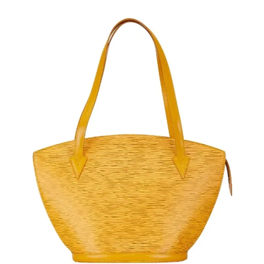 Louis Vuitton Vintage Pre-owned Leather handbags Yellow Dames