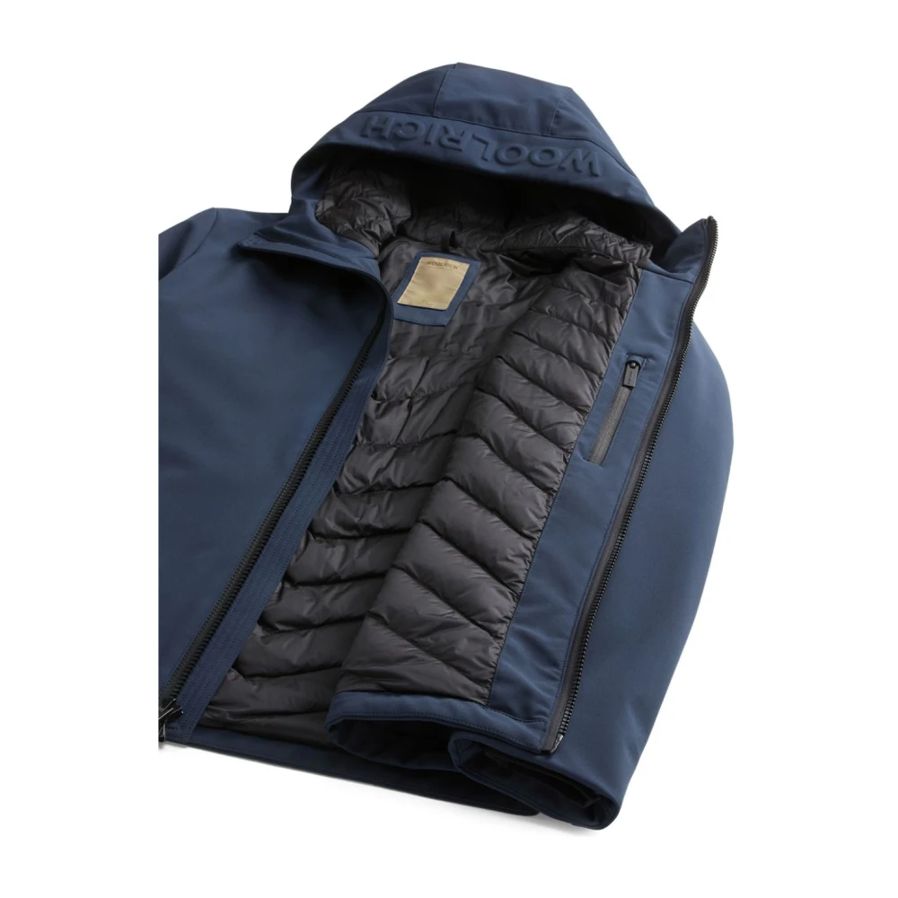 Woolrich Blauwe Winterjassen Blue Heren