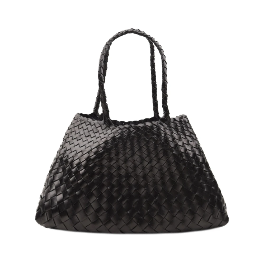 Dragon Diffusion Zwarte Leren Tote Tas Black Dames