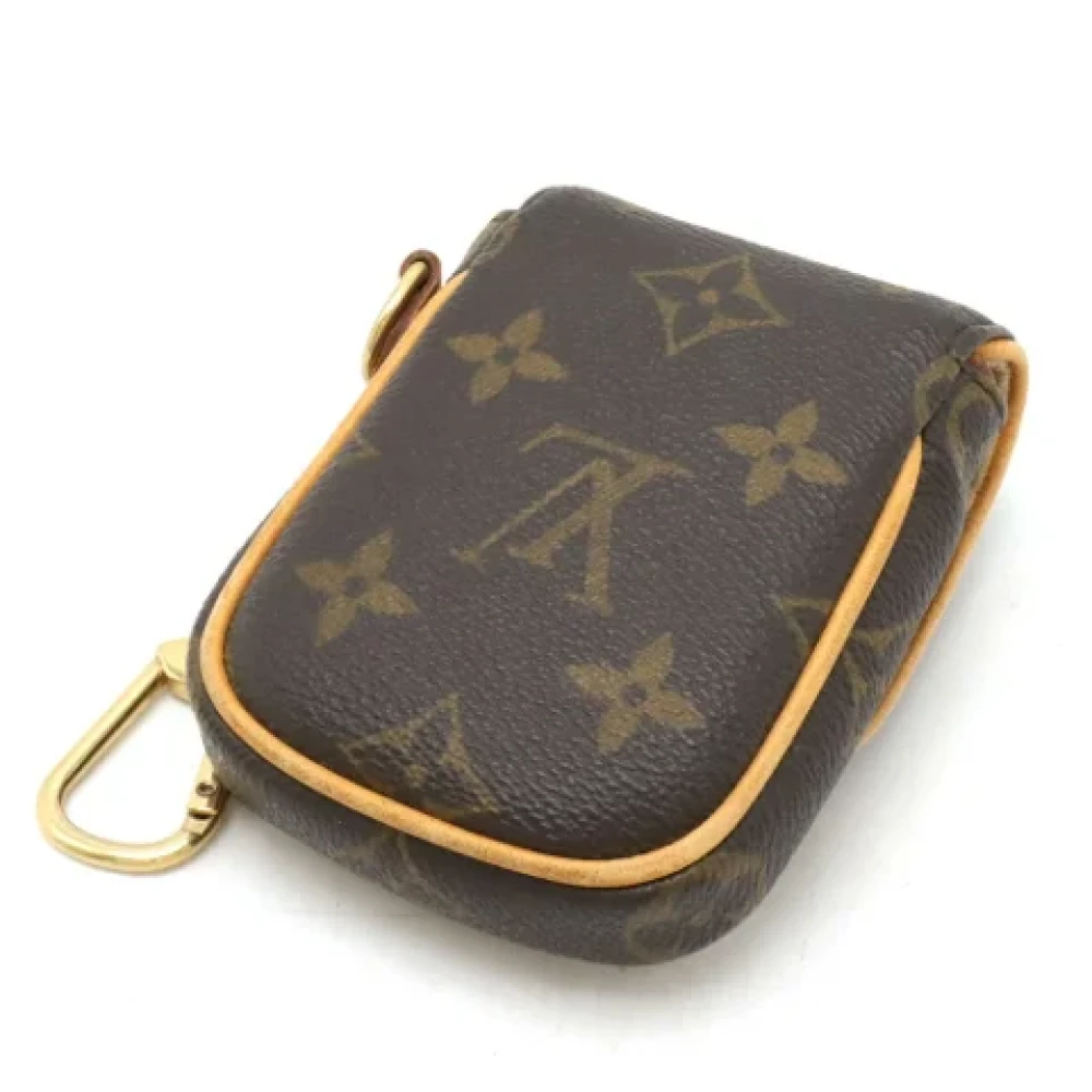 Louis Vuitton Vintage Pre-owned Canvas clutches Brown Dames