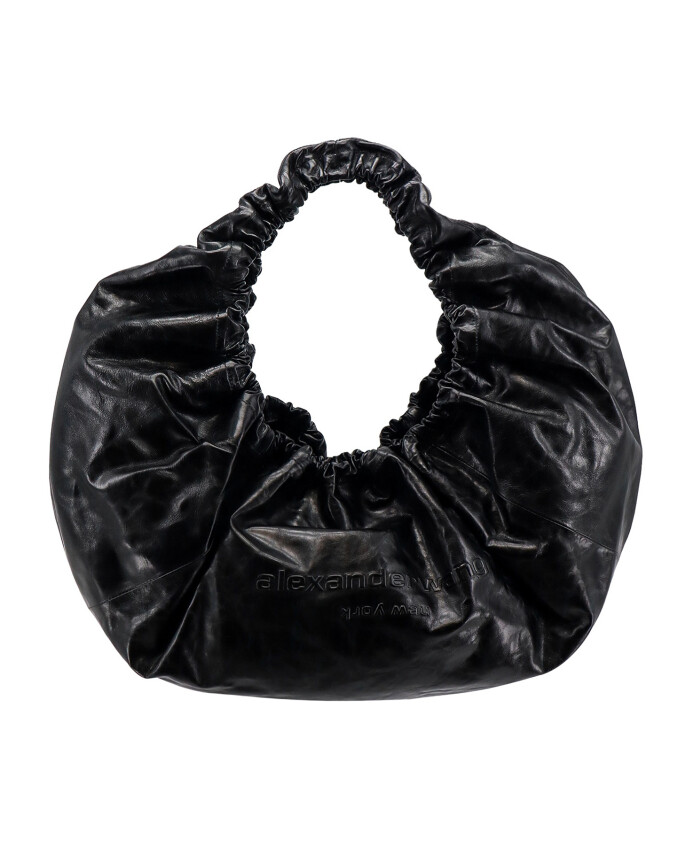 black-leather-bag-with-magnetic-closure