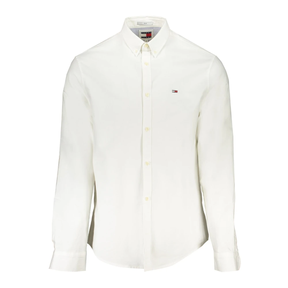 Tommy Hilfiger Vit Slim Fit Skjorta Långärmad White, Herr