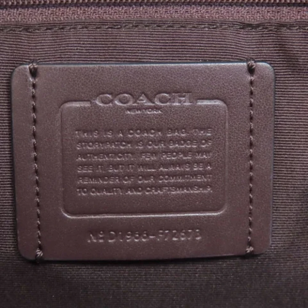 Coach Pre-owned Leather totes Black Dames