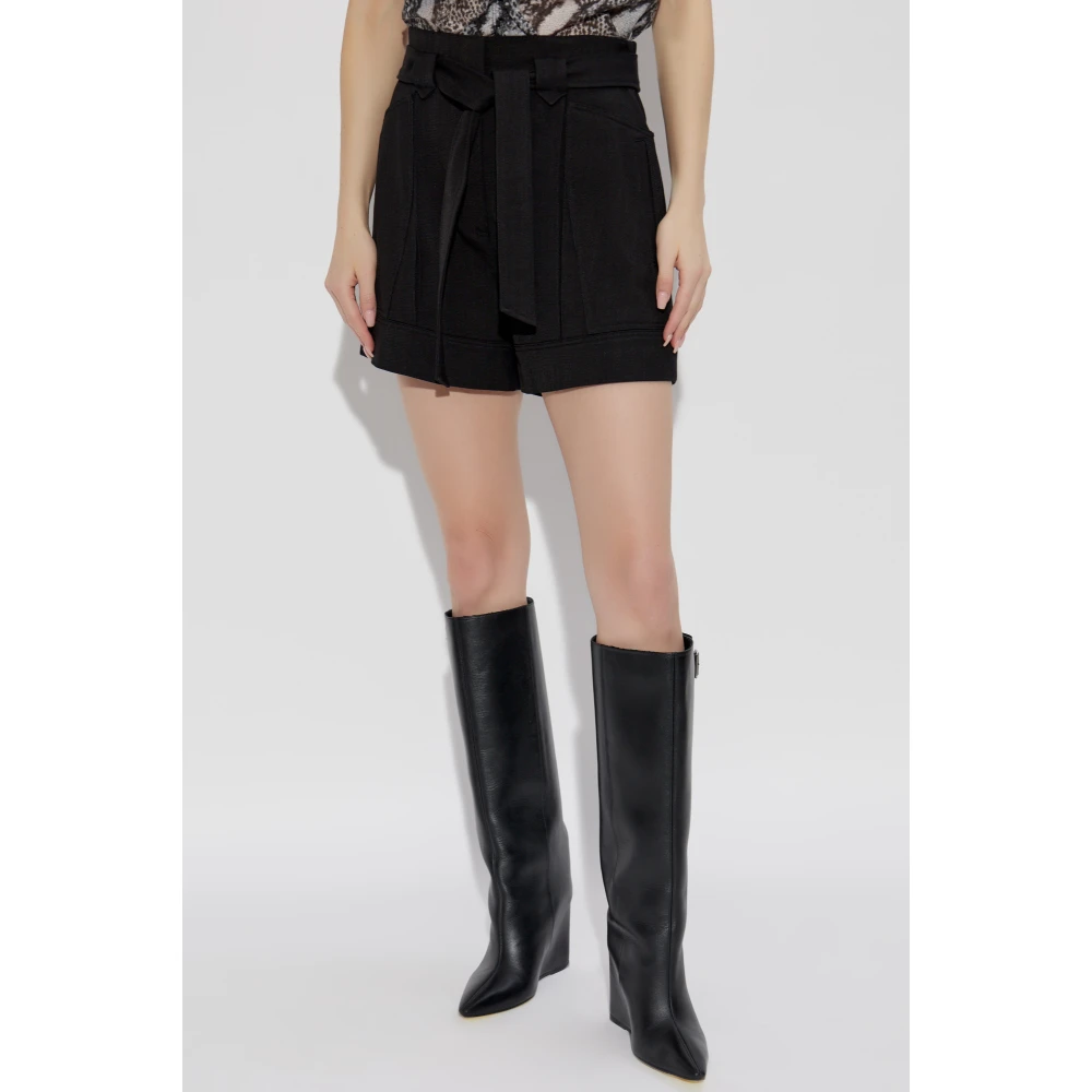 IRO Shorts Hannou Black Dames