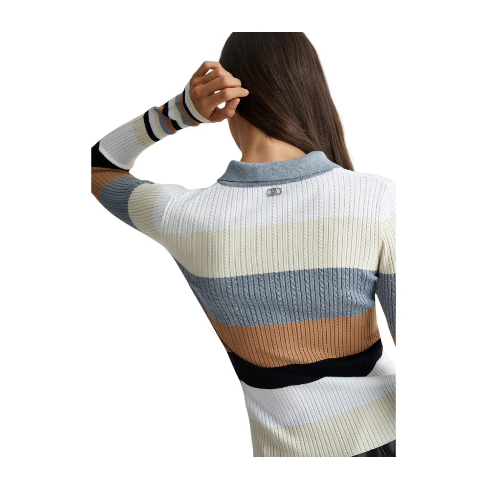 Liu Jo Stijlvolle Gebreide Top Multicolor Dames