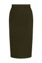 olive-green-canvas-pencil-skirt