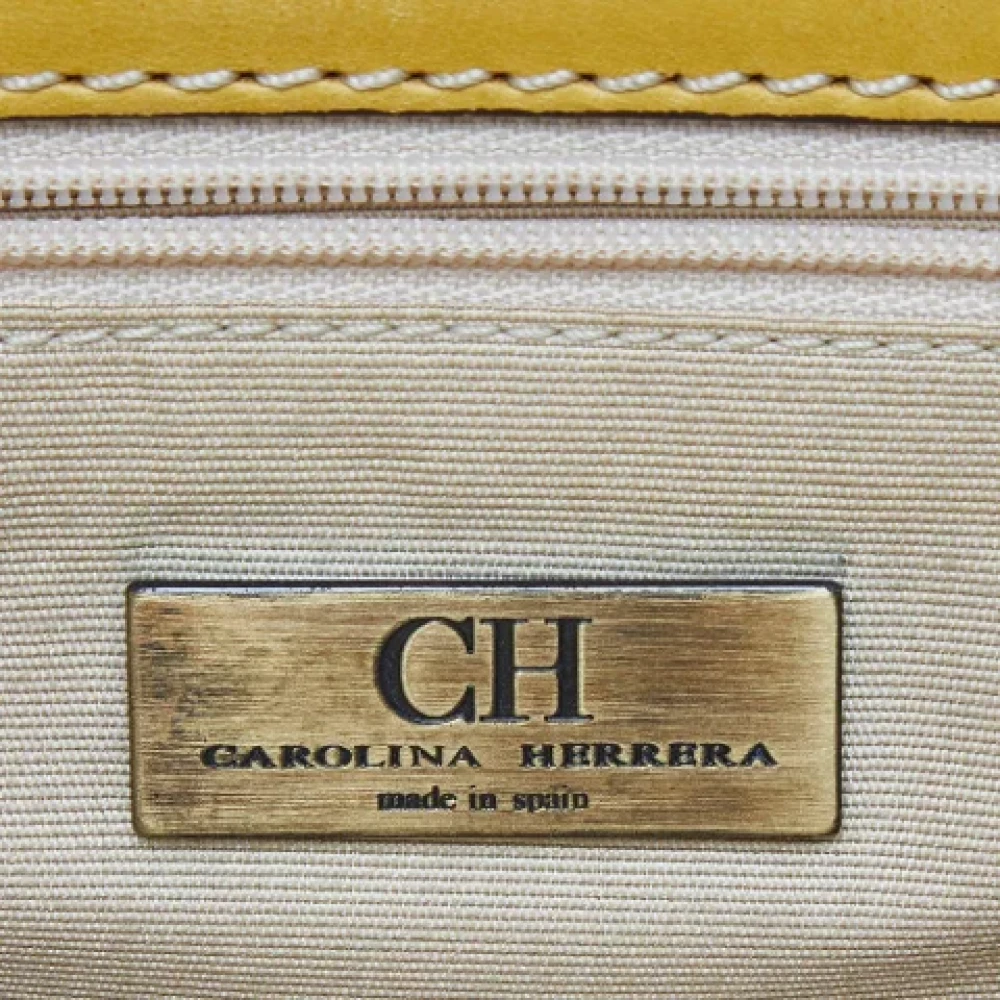 Carolina Herrera Pre-owned Canvas shoulder-bags Multicolor Dames