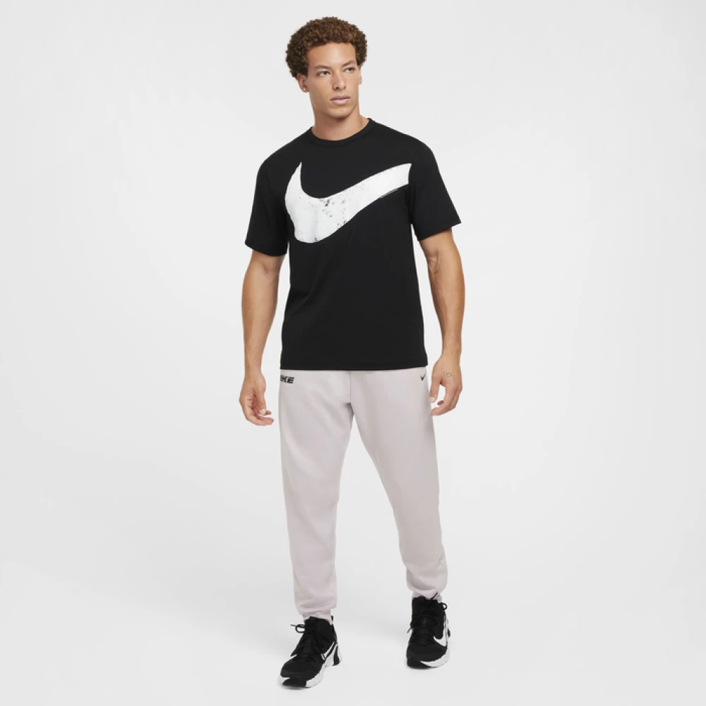 Nike Heren Logo Omgekeerd T-Shirt Black Heren